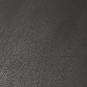 32" Round Black-Brown Wood Tabletop & Base w/ Black Metal Accent Pedestal Bistro Table