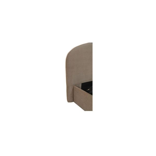 Moe's Maggie King Storage Bed in Taupe