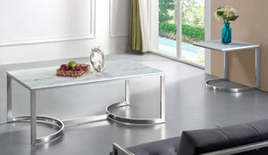 Alex End Table In Chrome