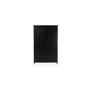 Moe's Henry Metal Tall Cabinet in Black