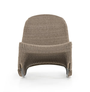 Portia Outdoor Rocking Chair In White