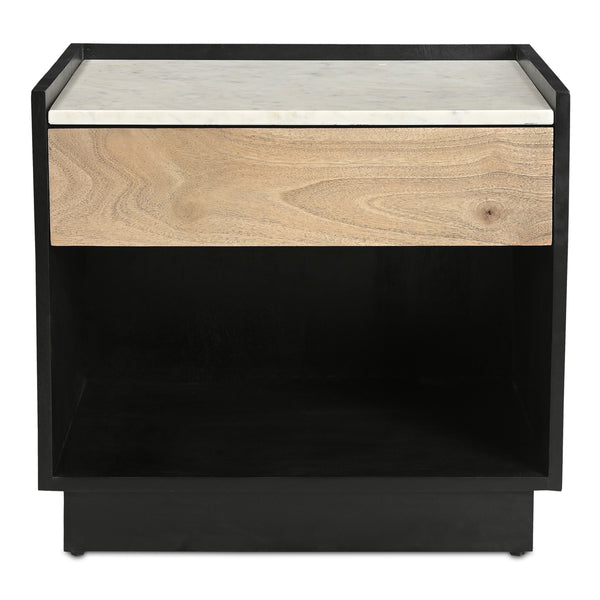 Carter Nightstand with Marble Top