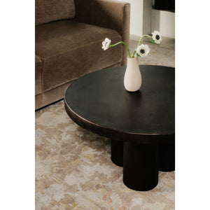 Moe's Logan Outdoor Coffee Table in Black