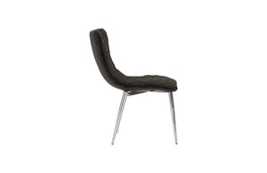 Cayman Dining Chair, Black Velvet