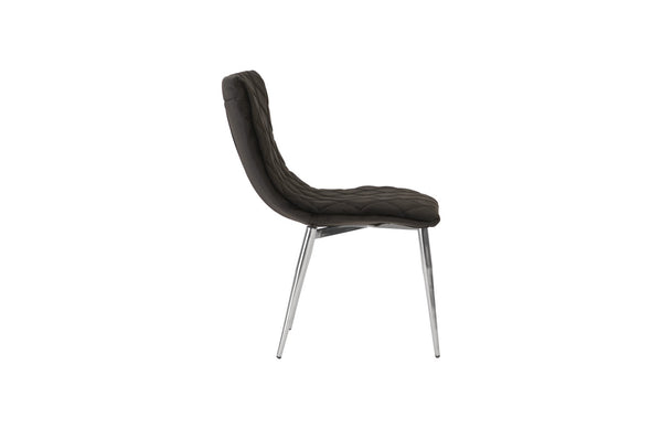 Cayman Dining Chair, Black Velvet