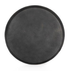 Cronos End Table In River Grey Marble
