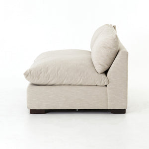 Grant Armless Sofa-Oatmeal