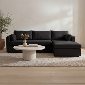 Moe's Burrow Sleeper Sectional with Storage Chaise