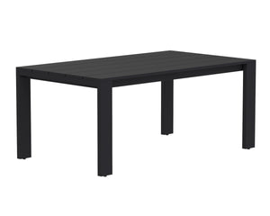 LUCERNE DINING TABLE - STERLING BLACK - 70"