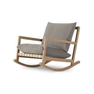 Aiken Outdoor Rocking Chair In Charcoal