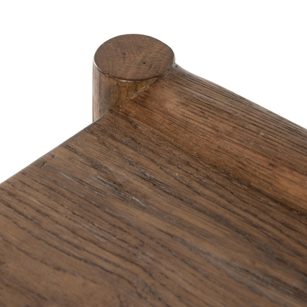 Glenview Console Table In Weathered Oak