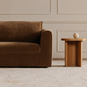 Madrid Right Sectional in Taupe Fabric