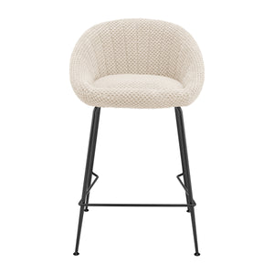 Watson KD Fabric Counter Stool, Georgia Cream