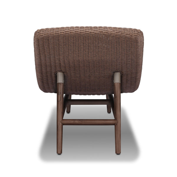 Portia Outdoor Chaise - Tanned Weave