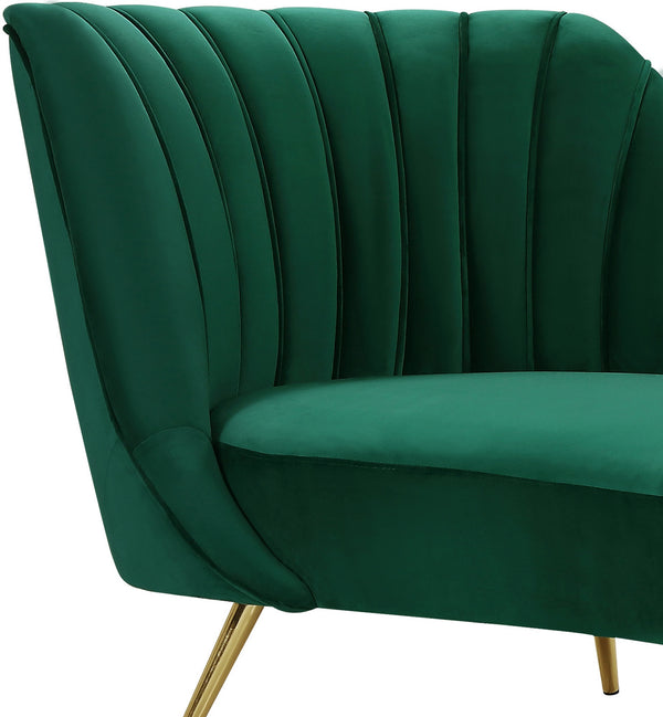 Josefina Chaise In Green Velvet