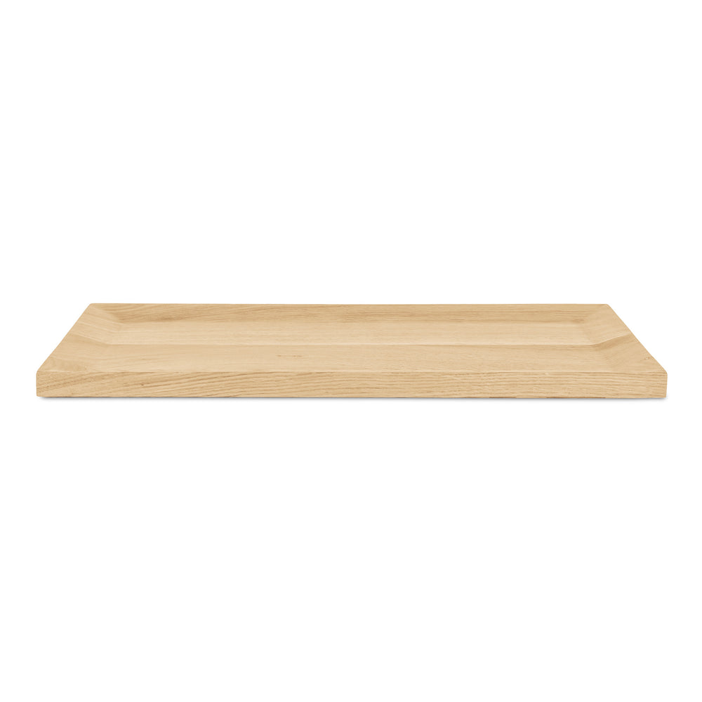 Harbor Tray Oak with Beveled Edge