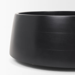 Kadara Black Solid Wood Decorative Bowl