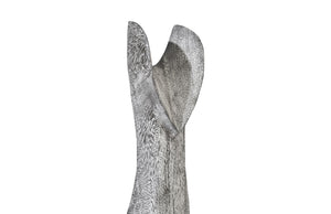 Cat Sculpture, Grey Stone, Small