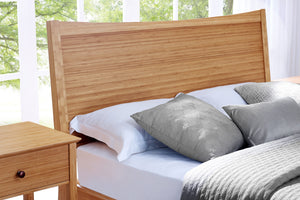 Willow Queen Platform Bed, Caramelized