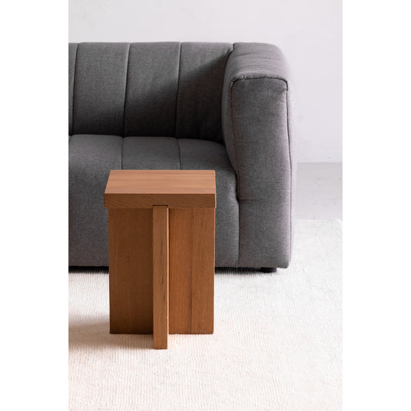 Moe's Folke Side Table Natural Solid Oak