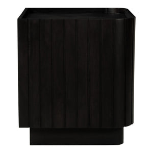 Moe's Povera Nightstand in Black Acacia