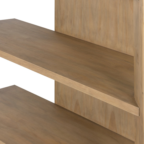 Edmund Bookcase In Smoked Pine