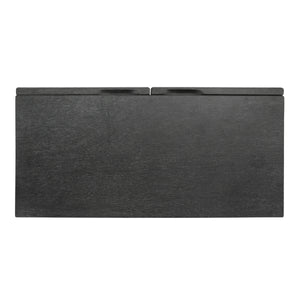 Covey KD Cabinet 2 Doors, Brushstroke Black