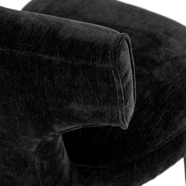 Khai Upholstered Dining Chair in Charcoal