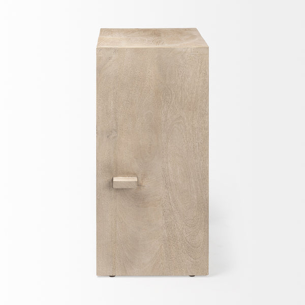 Aida 30" Seat Height Light Gray Wood Bar Stool