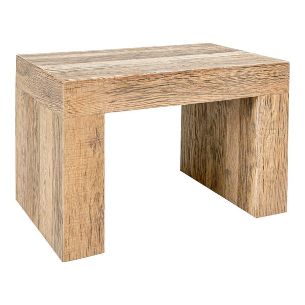 Evander Dining Stool in Natural Reclaimed Oak