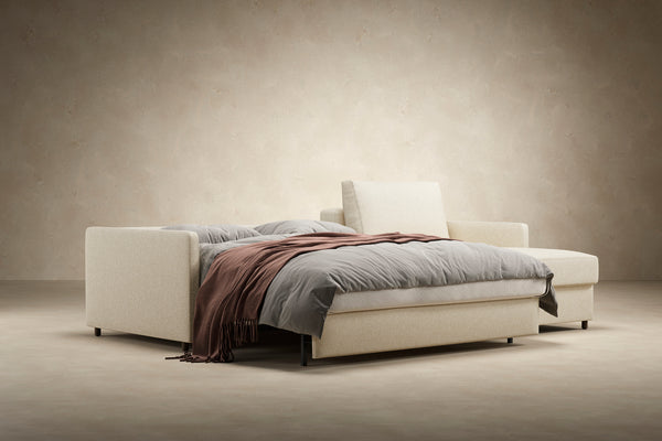 NEAH SOFA BED, SLIM W/LOUNGER, 63"X77"