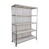 Claremont Rack Silver with Mango Wood Shelves