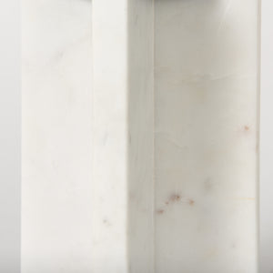 Sophia 5.5"L x 3.5"W x 8.0"H. Marble Candle Holder Medium