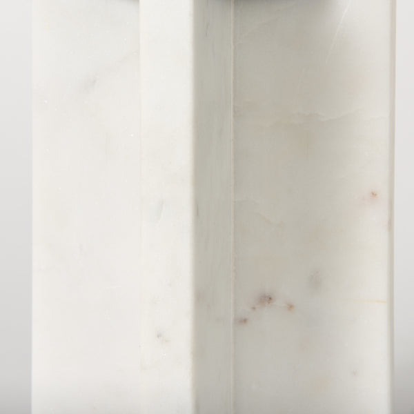 Sophia 5.5"L x 3.5"W x 8.0"H. Marble Candle Holder Medium