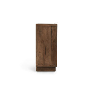 Holmes Mango Wood Bar Cabinet - Artisan Brown