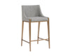 DIONNE COUNTER STOOL - MONUMENT PEBBLE