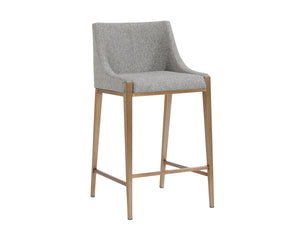 DIONNE COUNTER STOOL - MONUMENT PEBBLE