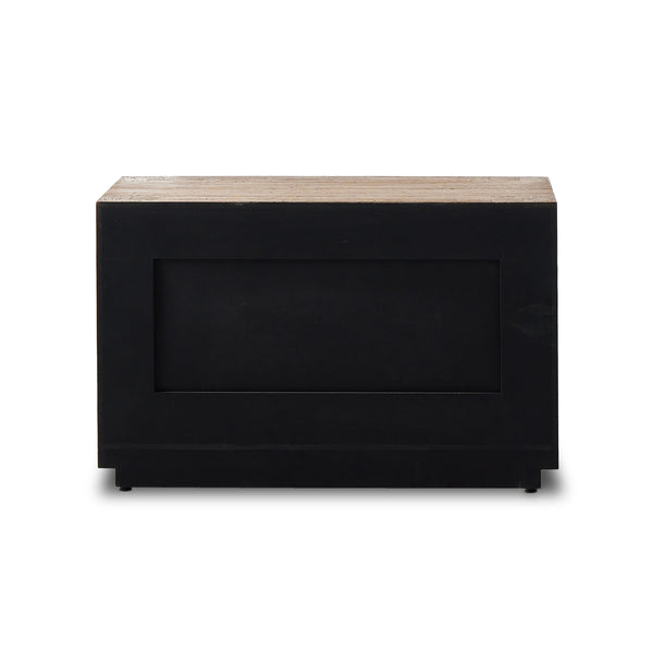 Abaso Nightstand in Rustic Wormwood Oak