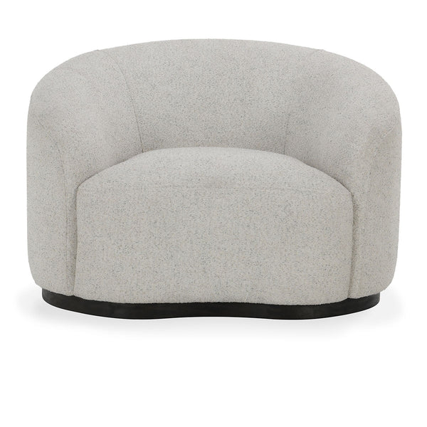 Beverly Upholstered Swivel Chair - Coastal Breeze