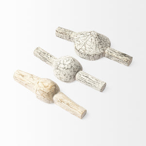 Oro (Set of 3) White Tribal Inspired Measuring Cups