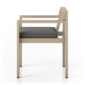 Monterey Outdoor Dining Armchair In Brown