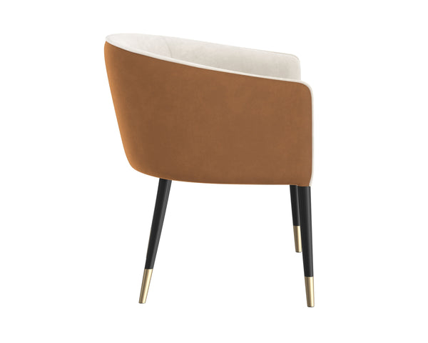 ASHER LOUNGE CHAIR - MEG TAUPE / MEG GOLD