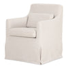 Moe's Lydia Slipcover Dining Chair with Lumbar Pillow