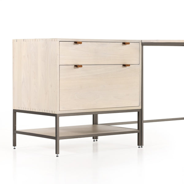 Trey Desk System - Dove Poplar