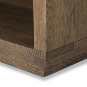 Warby Nightstand - Worn Oak Veneer