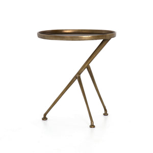 Schmidt Accent Table-Raw Brass