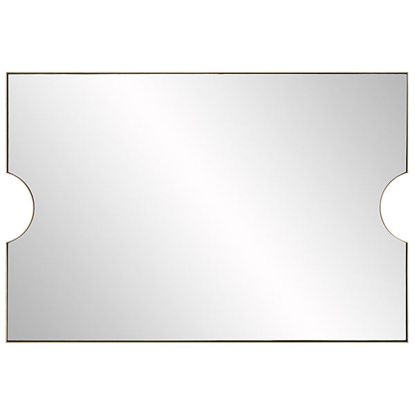 Ticket Gold Vanity Mirror