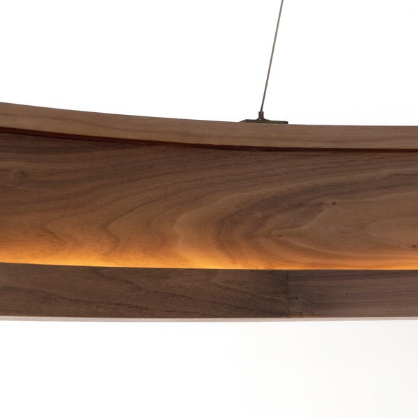 Baum Small Chandelier In Dark Walnut