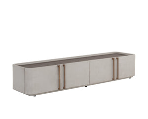 JAMILLE MEDIA CONSOLE AND CABINET - CREAM