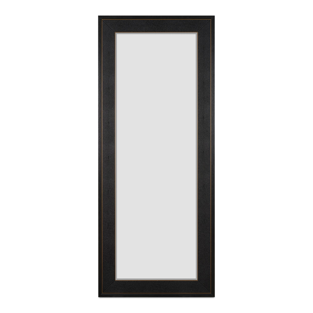 Mako Mirror Black Oak with Gold Trim
